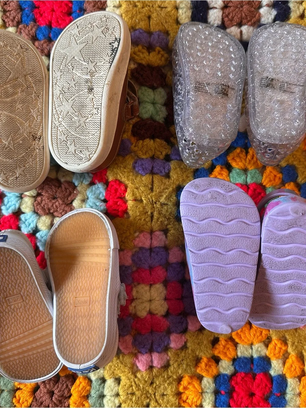 Size 4 Girl Toddler Shoes- 4 Pair Bundle